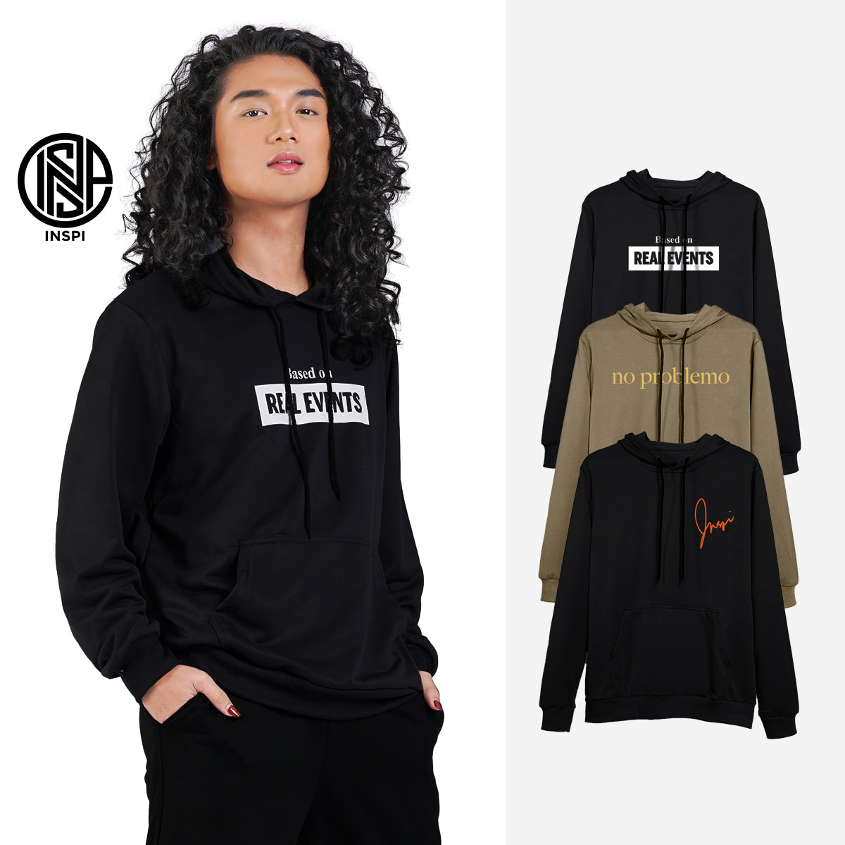 INSPI Originals Creators Hoodie Jacket For Men Collection with Drawstring & Pockets Printed Korean Inspired Pullover