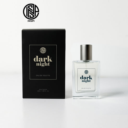 INSPI Dark Night 50ml Oil Based Perfume for Men Body Mist Fragrance Spray with Fresh Sensual Scent