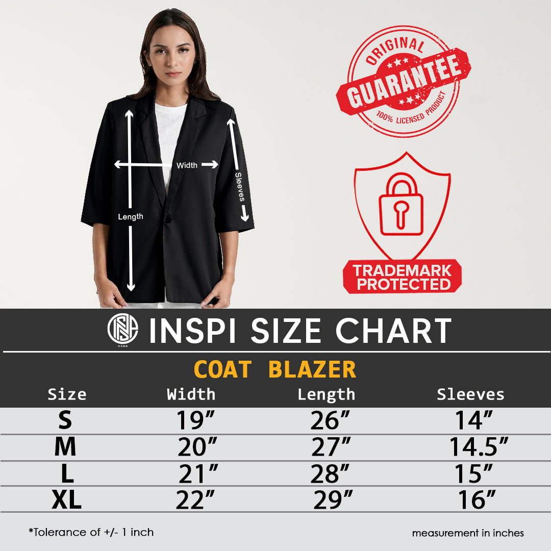 INSPI Coat Blazer Ivory For Women Half Sleeve Plain Cardigan Jacket with Button Korean Coats Tops for Men