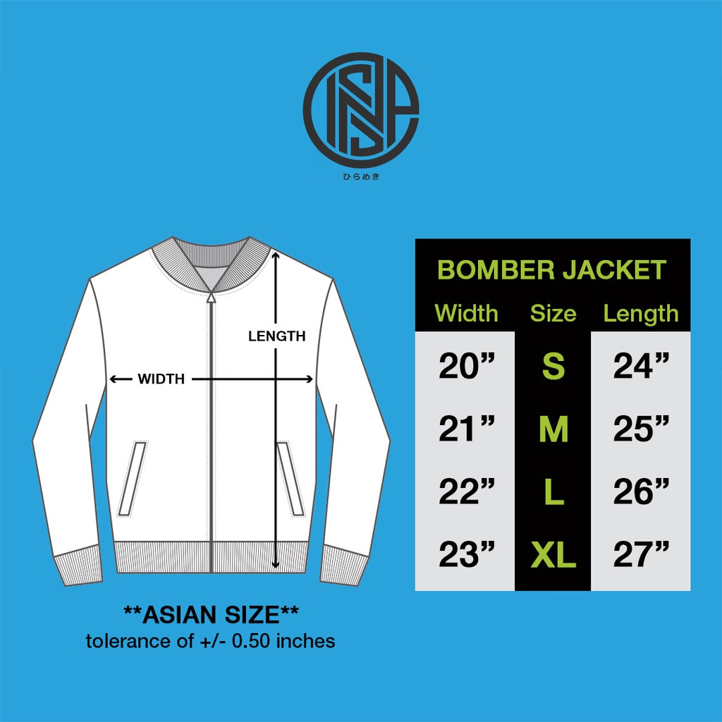 INSPI Originals bomber Jacket for Men 2023 Trendy Korean Style Blue Gray