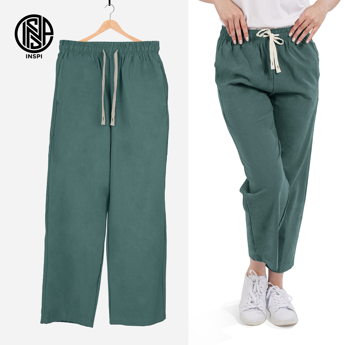 INSPI Drawstring Pants Jungle