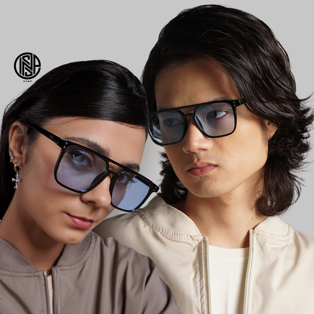 INSPI Eyewear ISHIKAWA Sun Shield Eyeglasses Shades Sunglasses with UV400 Protection for Women Men