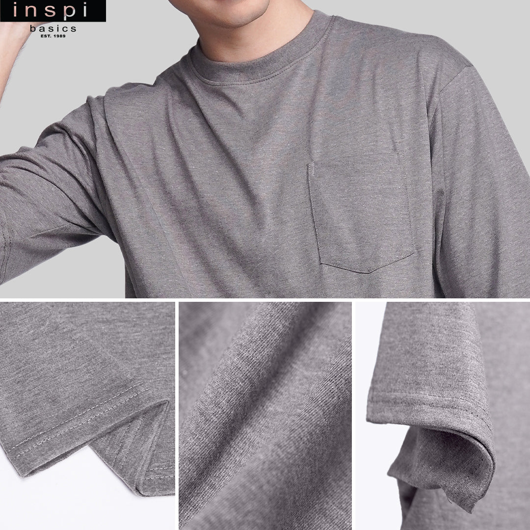 INSPI Basics Premium White Oversized Shirt With Pocket Neutral For Men