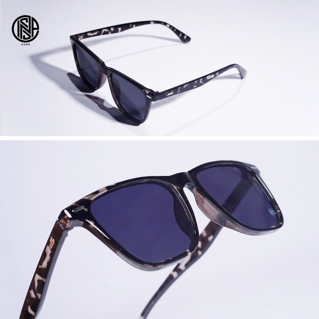 INSPI Eyewear HAYATE Sun Shield in Acetate Frame Sunglasses with UV400 Protection for Women Shades