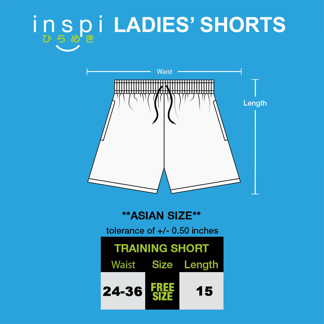 INSPI Training Shorts for Women in Black Korean Pambahay Casual Comfy Tiktok Short Ladies Taslan