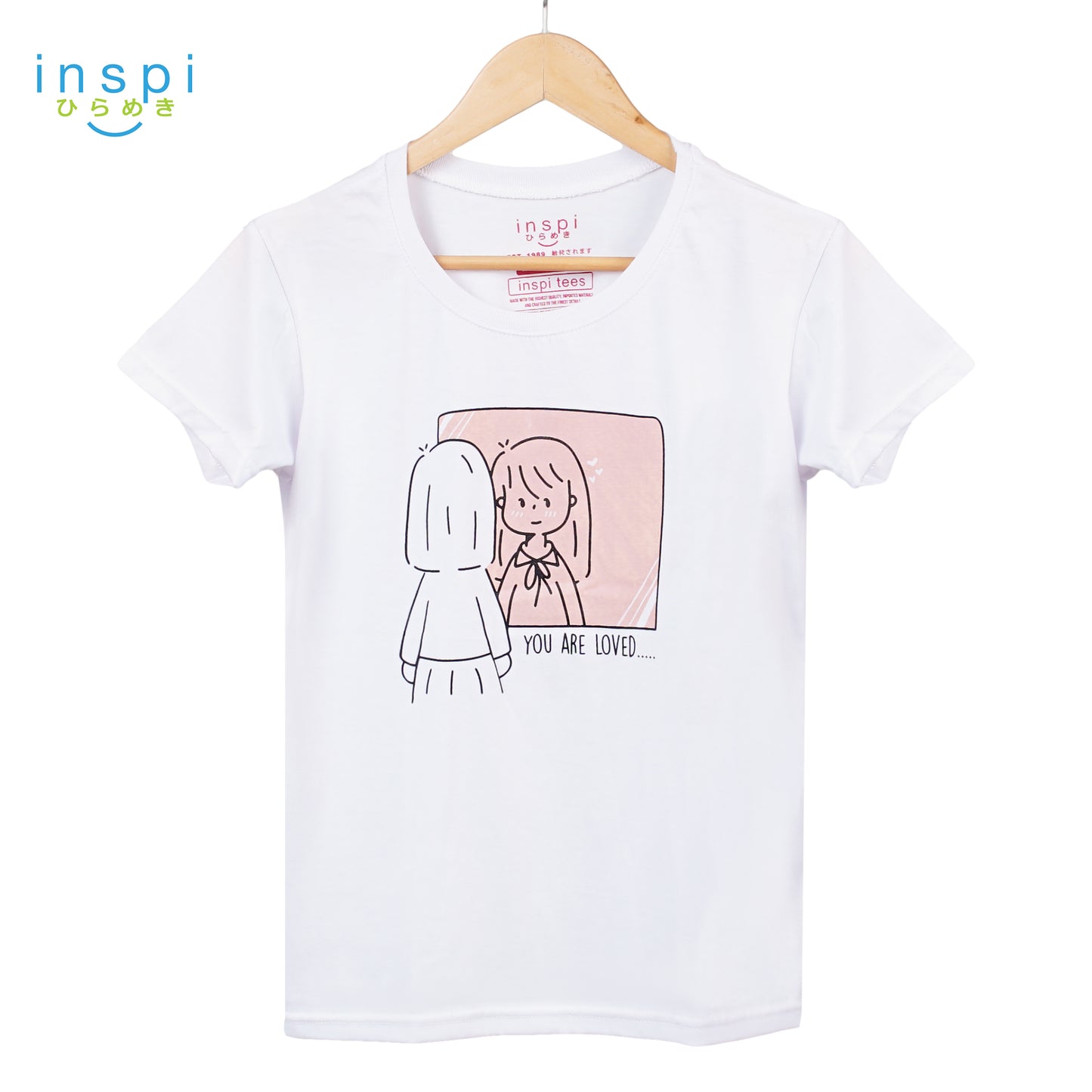 INSPI Tees Ladies Loose Fit You Are Loved Graphic Tshirt