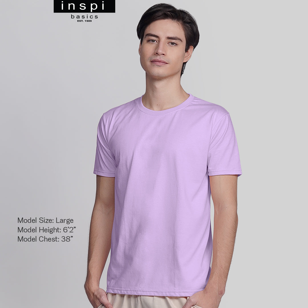 INSPI Basics Premium Lavander Korean Pastel Plain Shirt for Men