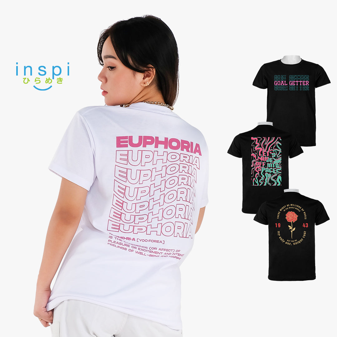 INSPI Tees Euphoria Mens Graphic Tshirt Unisex