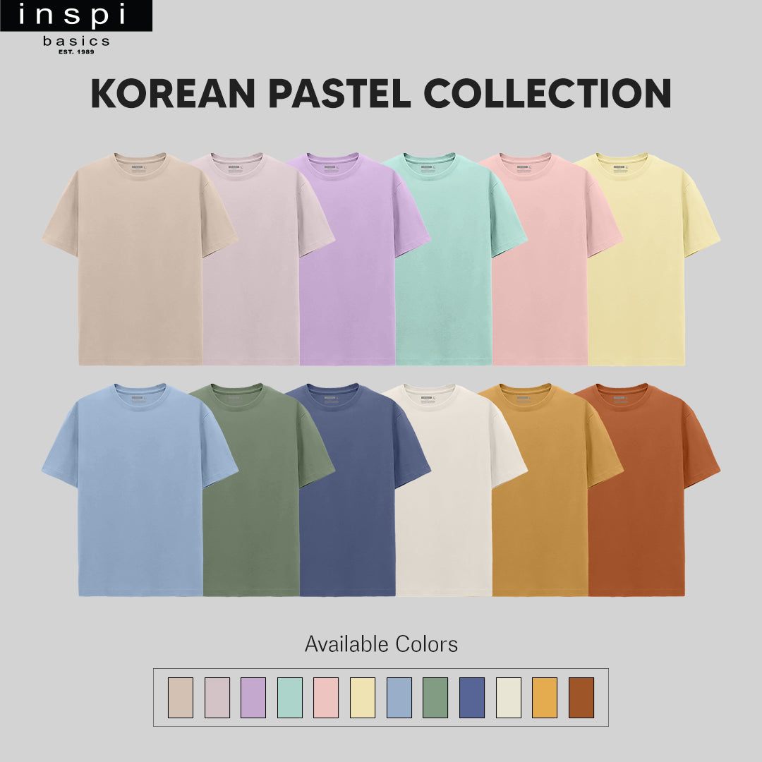 INSPI Basics Premium Baby Blue Korean Pastel Plain Shirt for Men