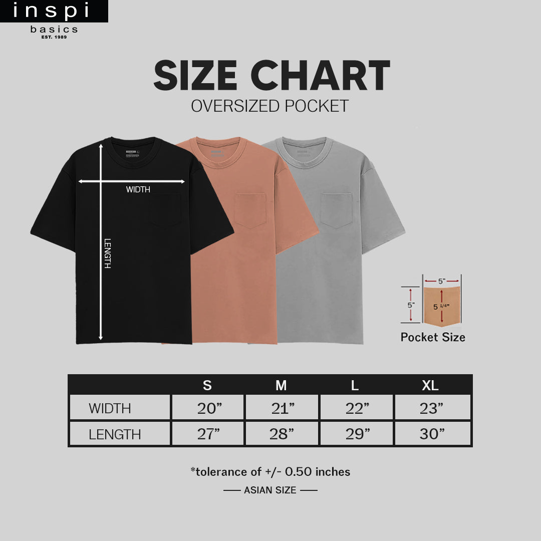 INSPI Basics Premium Teal Oversized Shirt With Pocket Trendy Earth For Men