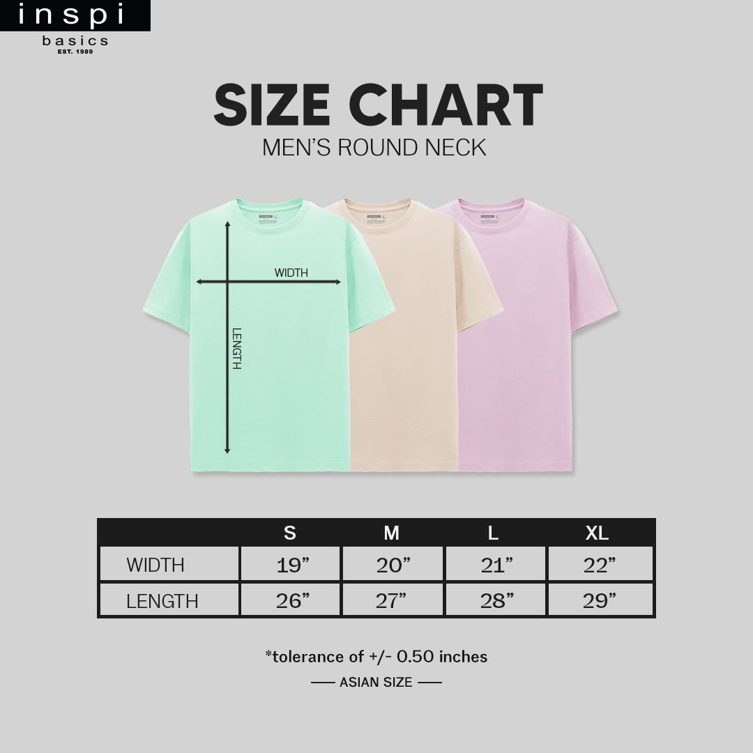 INSPI Basics Premium Baby Blue Korean Pastel Plain Shirt for Men