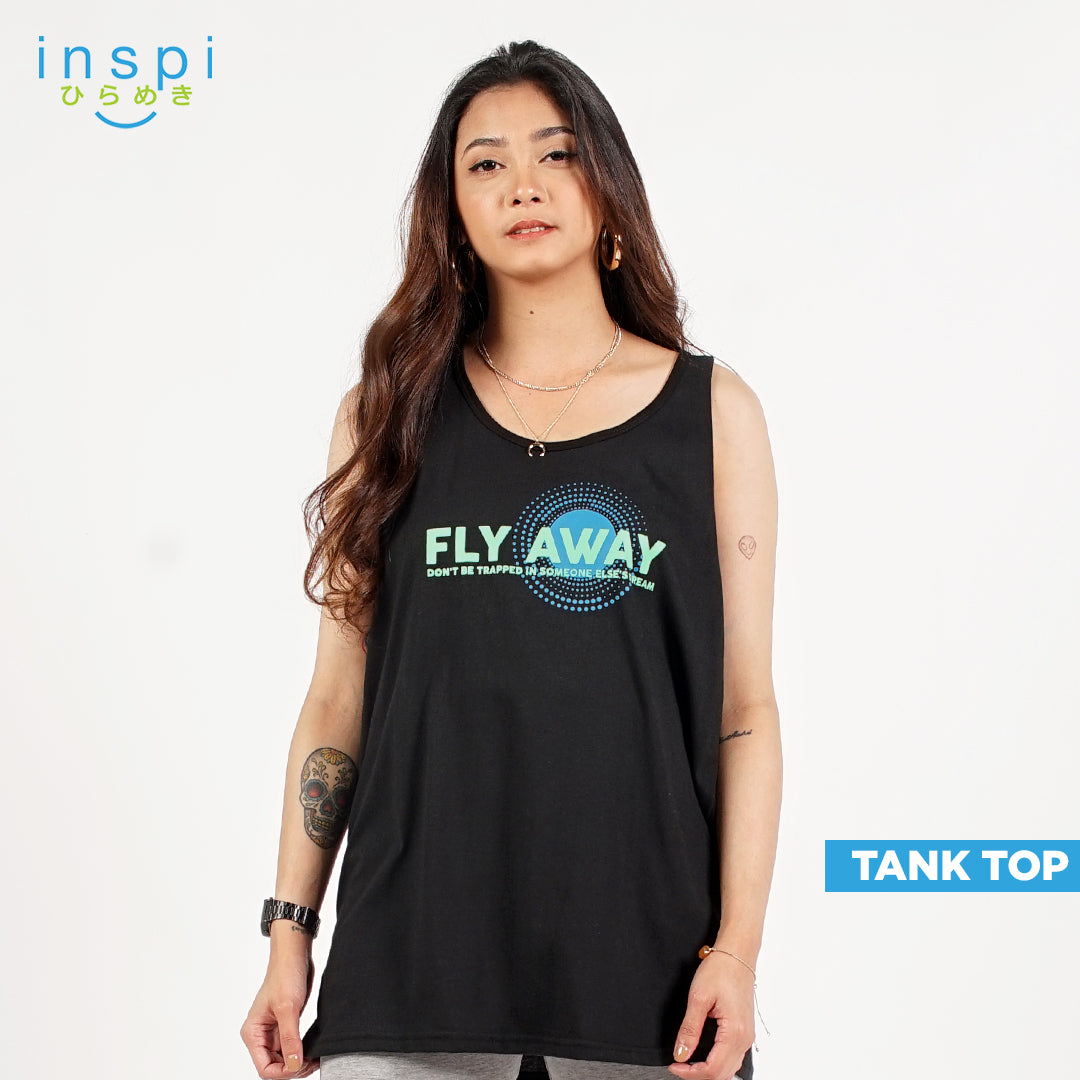INSPI Fly Away Tank Top Daydreamer Graphic 2022 For Men Women Streetwear Korean Fashion Tops