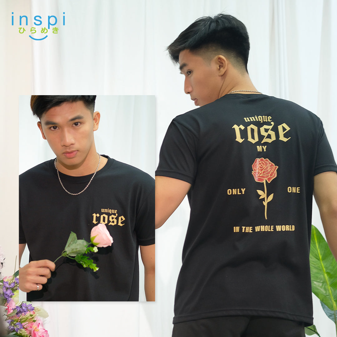 INSPI Tees Unique Rose Mens Graphic Tshirt Unisex