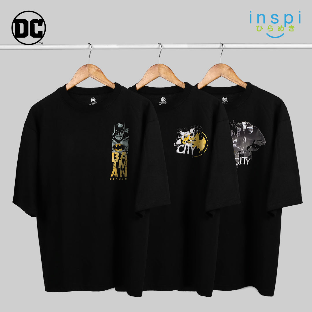 Authentic Warner Bros Batman Loose Fit This is My City Graphic Oversized Tshirt for Men Shirt Women