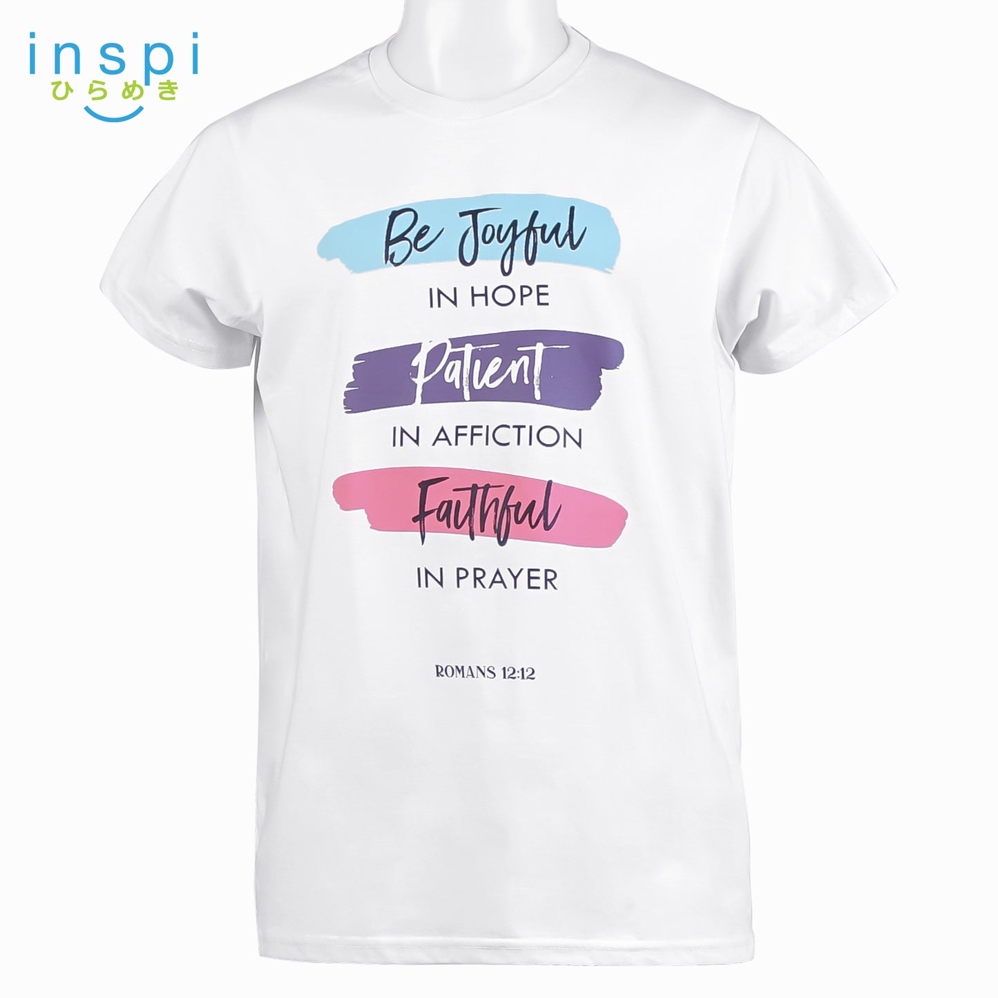 INSPI Shirt Romans 12:12 Mens Statement Tshirt