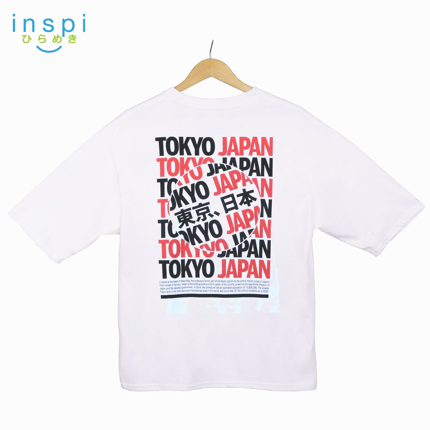 INSPI Tees Loose Fit Tokyo Japan Oversized Tshirt