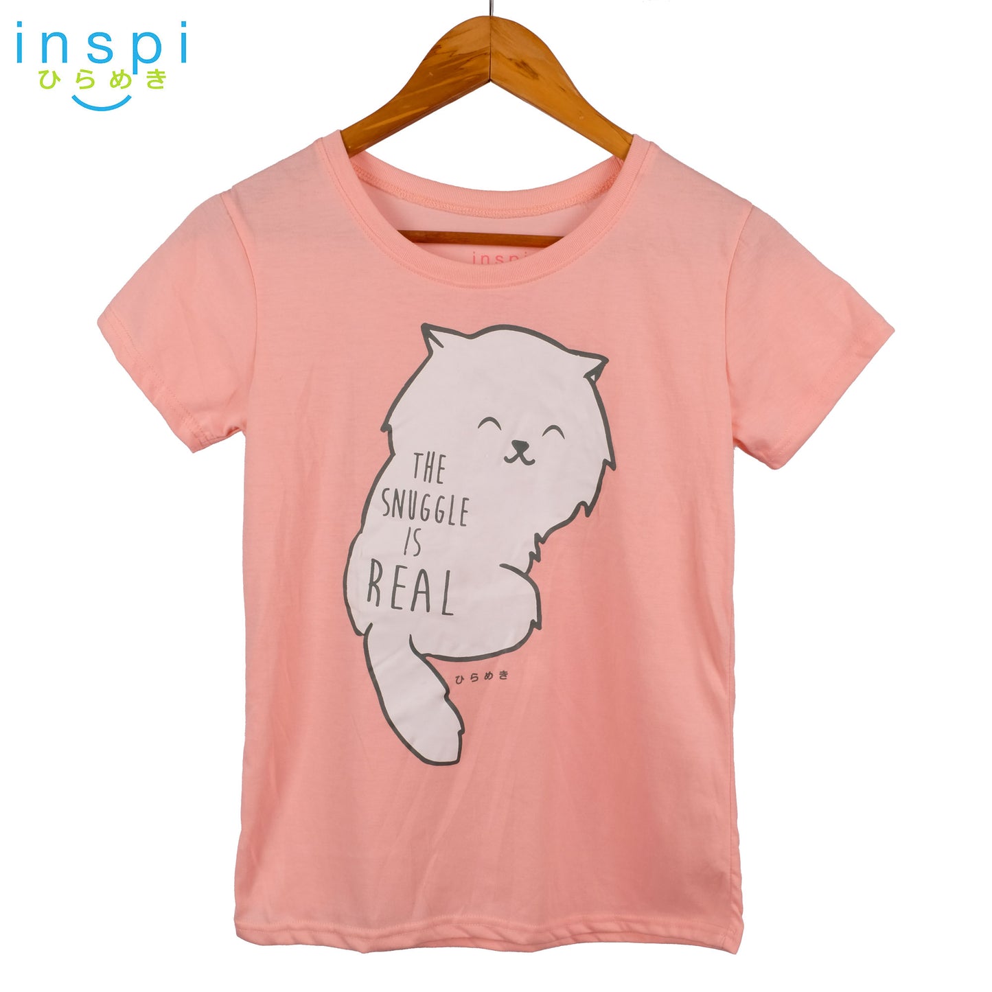 INSPI Tees Ladies Loose Fit Snuggle is Real Graphic Tshirt